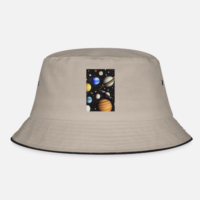 Weltall und Planeten Bucket Hat