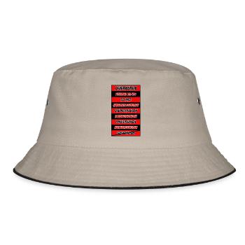 Leverkusen und die Rekorde 2023/2024 @ Markus - Bucket Hat - Khaki/Schwarz - Vorne
