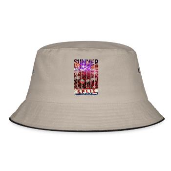 Croatia Croatia Hrvatska Ultra summer Split music - Bucket Hat - khaki/black - Front