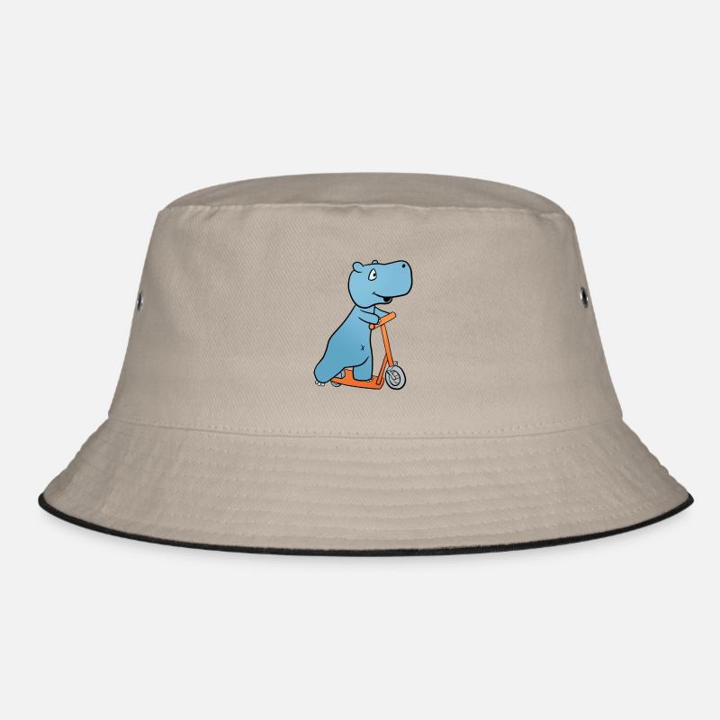 Nilpferd Roller Bucket Hat