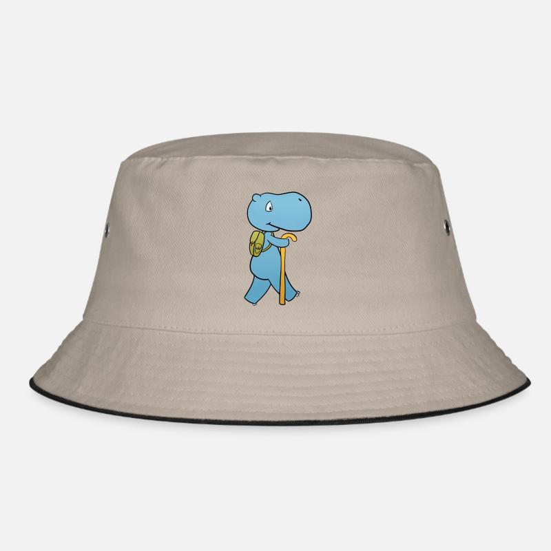 Nilpferd Wandern Bucket Hat