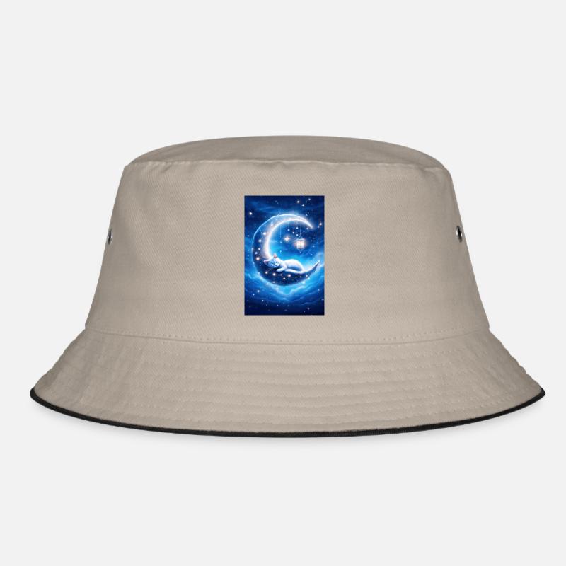 Mooncat dreams Bucket Hat