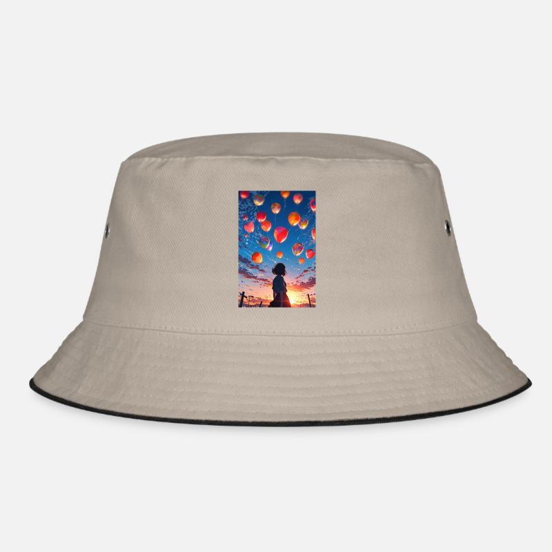 Mädchen mit Ballons Bucket Hat