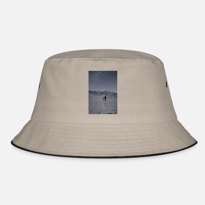 Astronauts exploring the moon Lunar Bucket Hat
