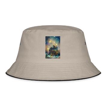 Castle under the stars Castle Under - Bucket Hat - khaki/black - Front