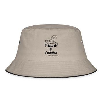 Wizard Cuddles - Bucket Hat - khaki/black - Front
