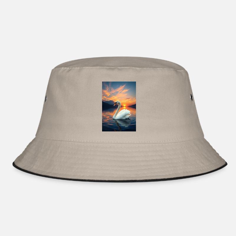 Swan Style Bucket Hat