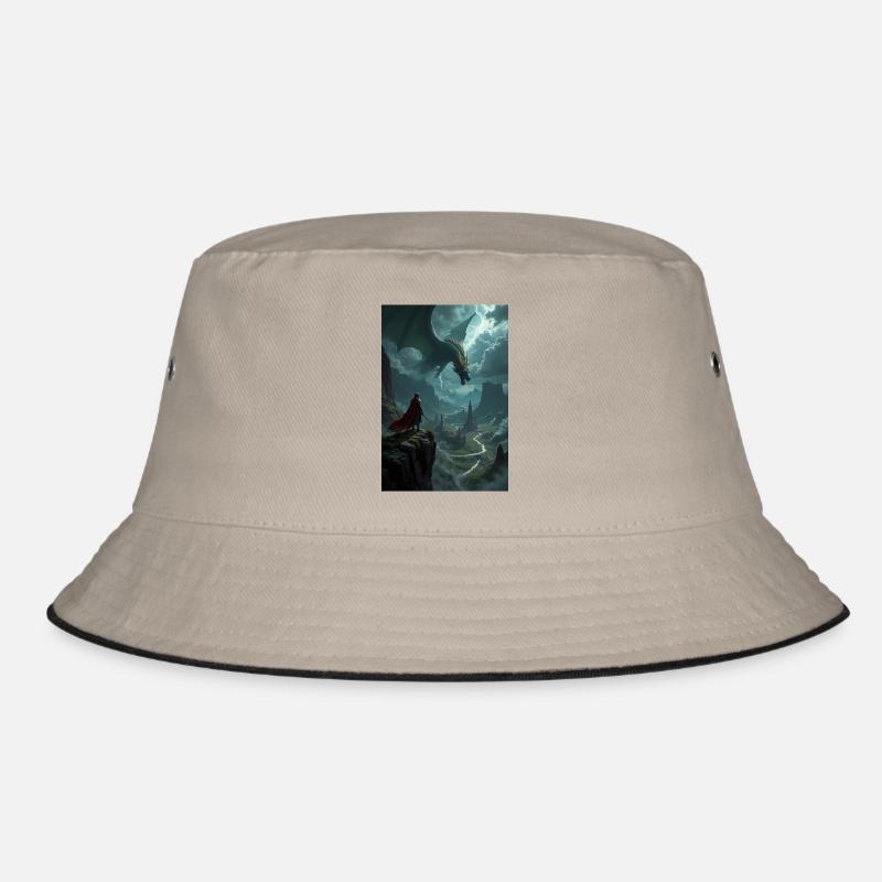 Fantasy-Gemälde, Drache. Bucket Hat
