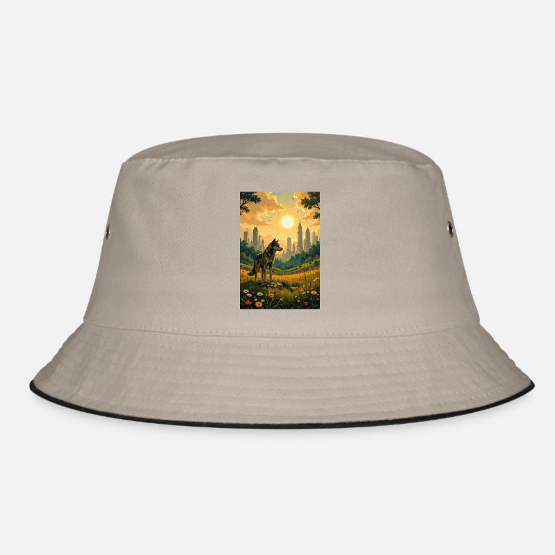 Das Bild des Wolfes Bucket Hat