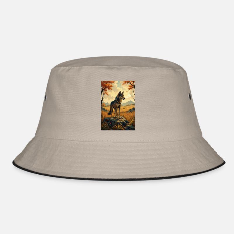 Das Bild des Wolfes Bucket Hat