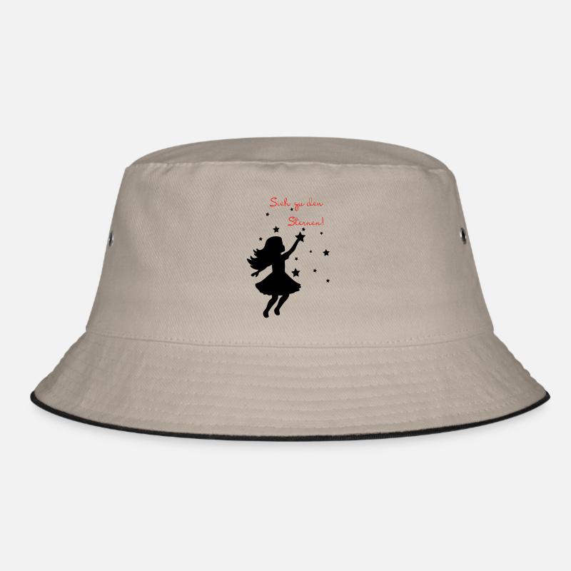 Sterntaler - Sieh zu den Sternen - Bucket Hat - Khaki/Schwarz