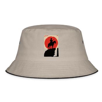 Abrek - Bucket Hat - khaki/black - Front