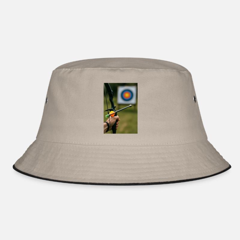 Archery - Bucket Hat - khaki/black