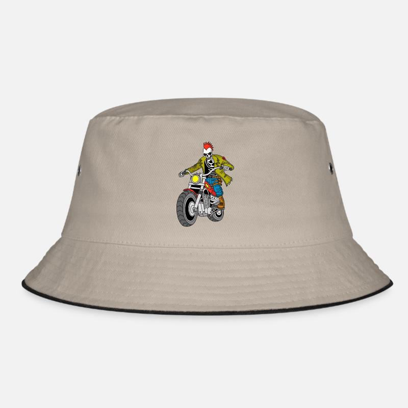 Biker from Hell Bucket Hat