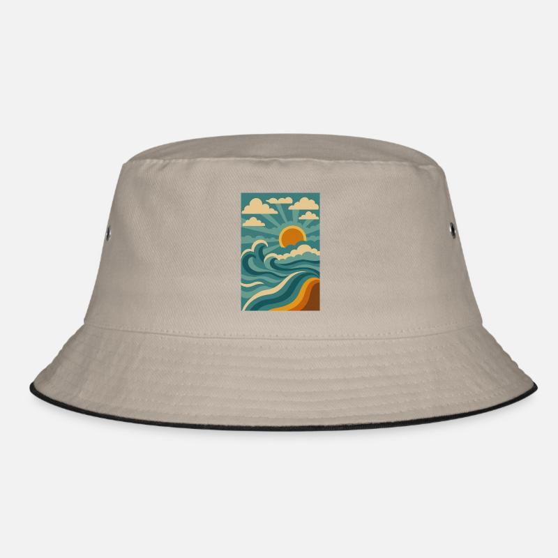Wellen der Nostalgie Bucket Hat