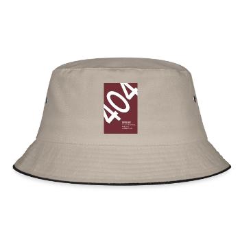 Error 404 Motivation Not Found - Bucket Hat - khaki/black - Front