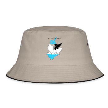 Alpes Maritimes - Bucket Hat - khaki/black - Front