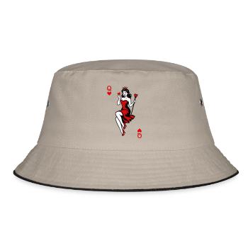 Reine du Cœur en Rouge - Bob - kaki/noir - Devant