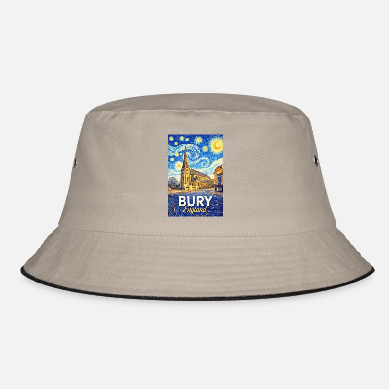 Bury England Starry Night Style Bucket Hat