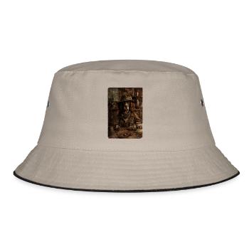 Hunter's Pride - German Longhair - Bucket Hat - khaki/black - Front