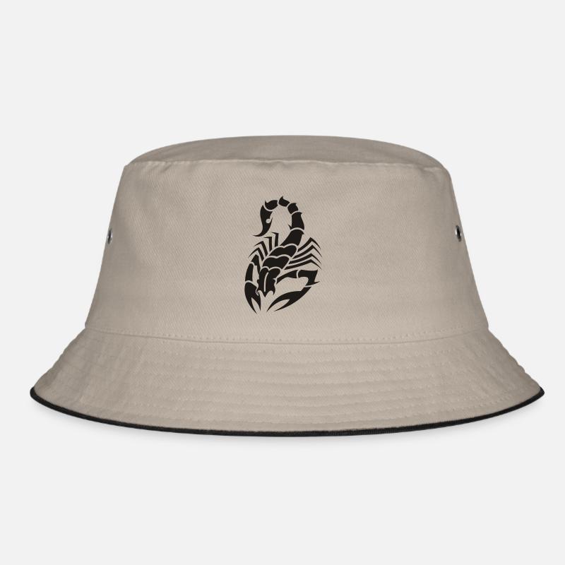 Skorpion - Bucket Hat - Khaki/Schwarz