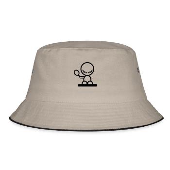 sport - Bucket Hat - khaki/black - Front