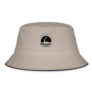 2541614 130235075 Nessie - Bucket Hat - khaki/black - Front