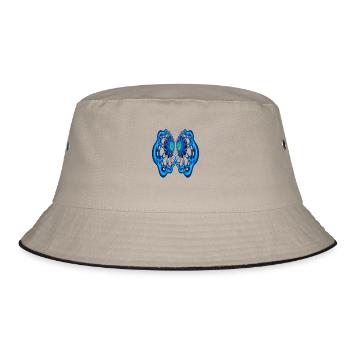 spooky eyes - Bucket Hat - khaki/black - Front
