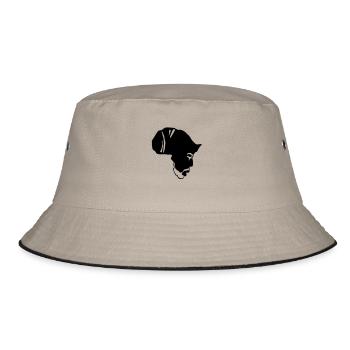 Africa rasta - Bucket Hat - khaki/black - Front
