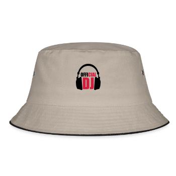 Official DJ - Bucket Hat - khaki/black - Front
