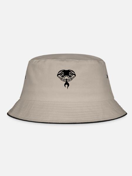 serpent tribal langue vipere 1202 - Bob - kaki/noir - Devant