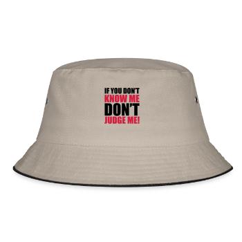Don't Judge Me - Bob - kaki/noir - Devant