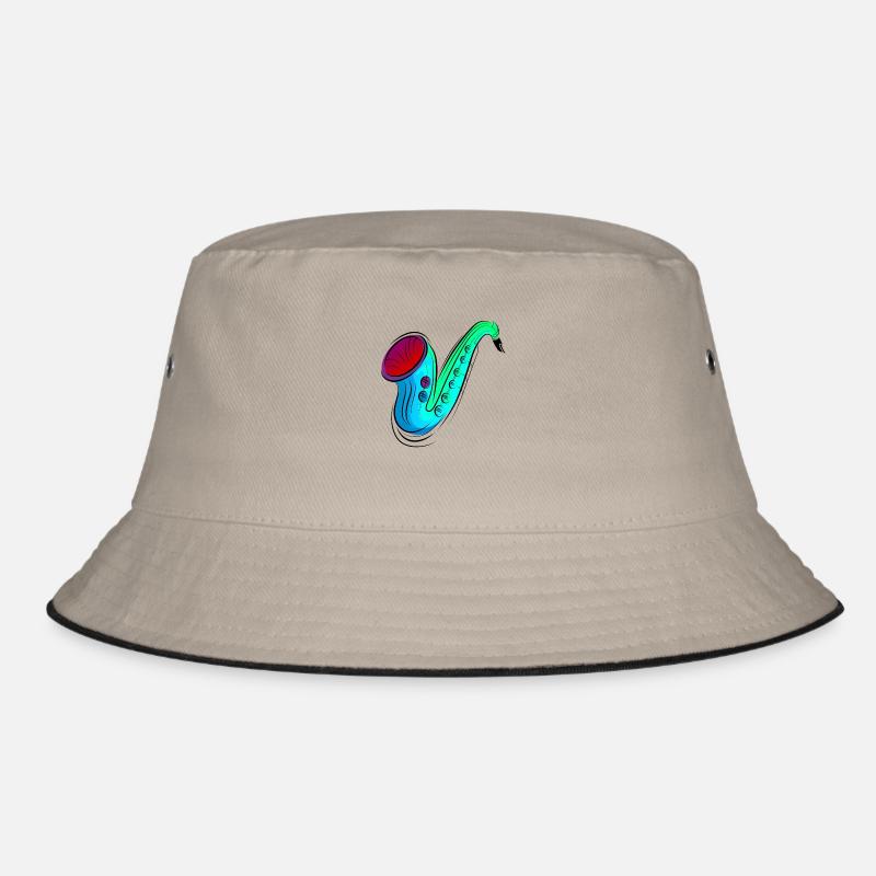 buntes Saxofon / Saxofon Bucket Hat