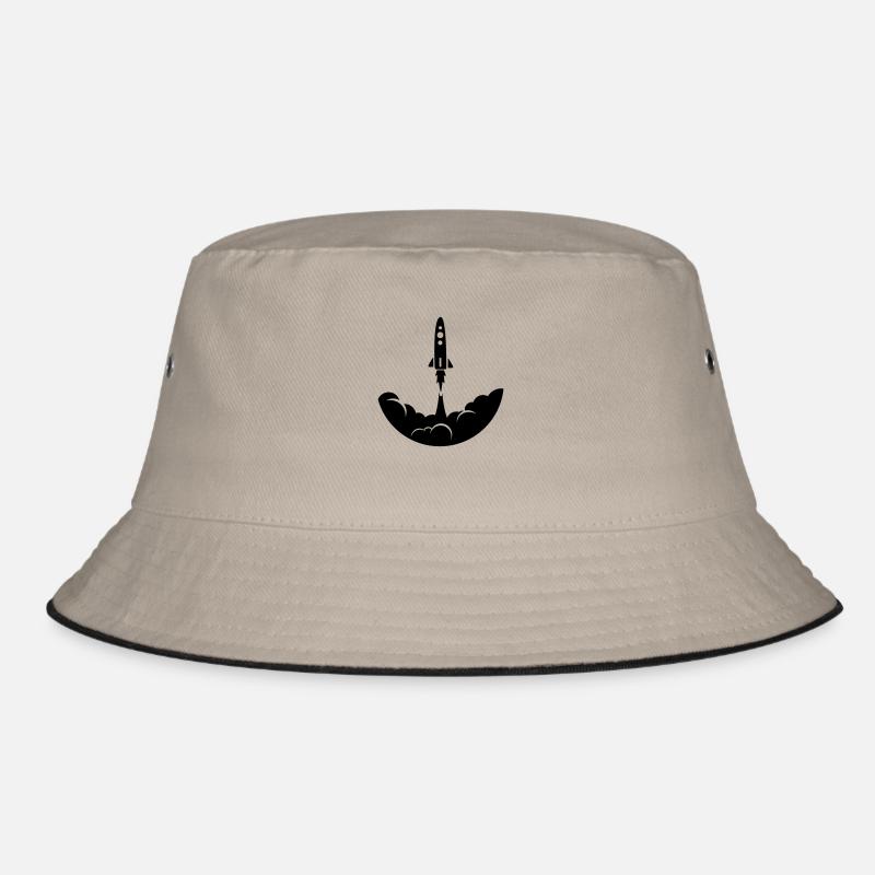 space rocket Bucket Hat
