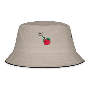 wurm_hi_02 - Bucket Hat - khaki/black - Front