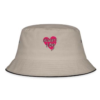 Always Love Yourself - Bucket Hat - khaki/black - Front