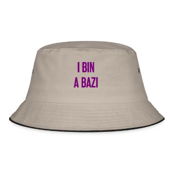 Je suis un Bazi – proverbe bavarois avec humour - Bob - kaki/noir - Devant