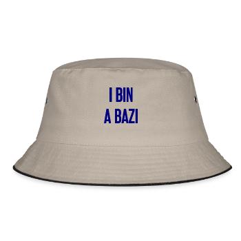 Je suis un Bazi – proverbe bavarois avec humour - Bob - kaki/noir - Devant