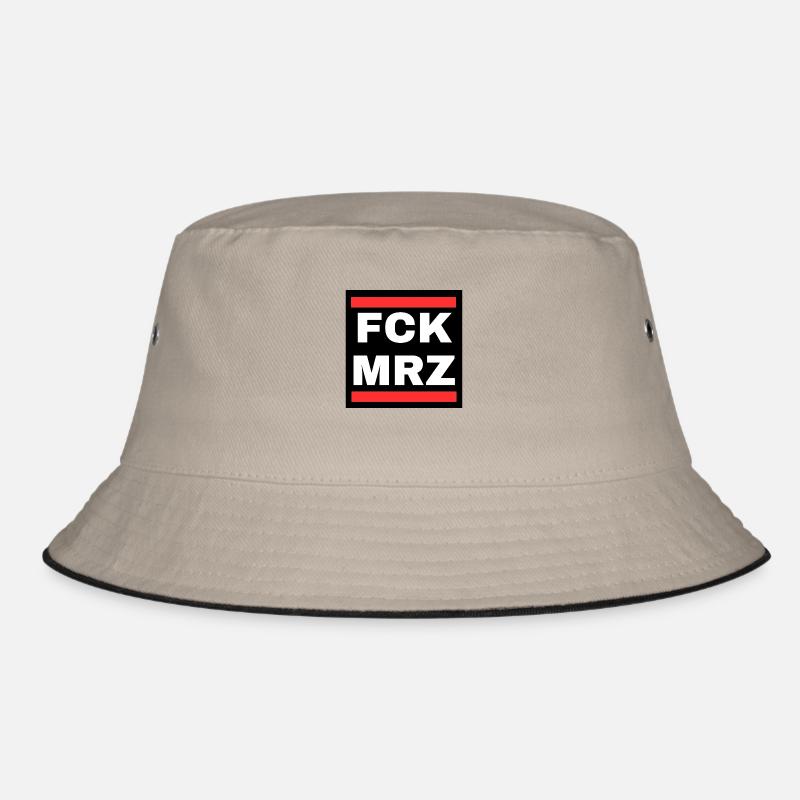 FCKMRZ - Bucket Hat - Khaki/Schwarz