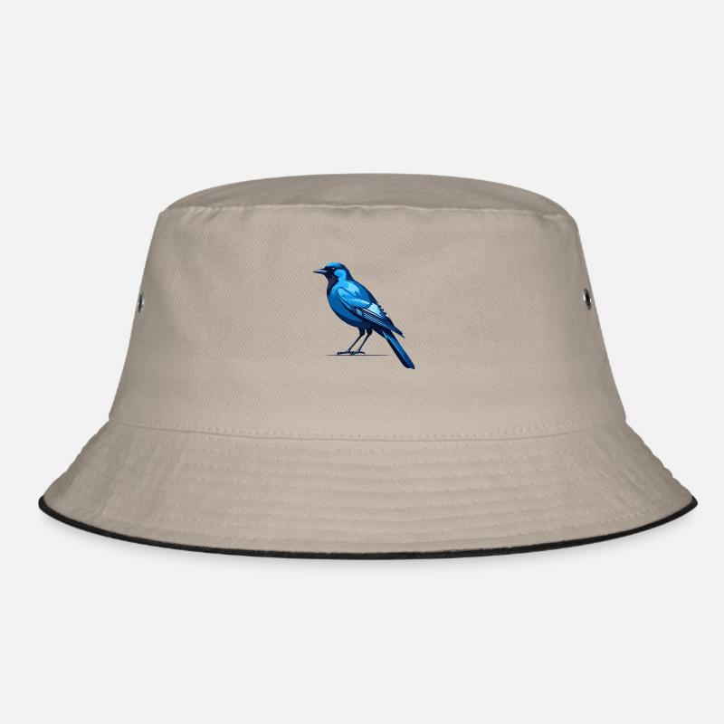 Corbeau bleu - Oiseau Sticker Bob
