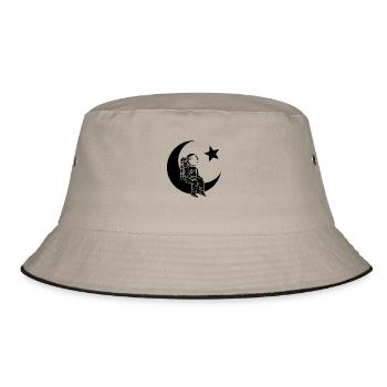 Homme de la Lune - Design d’astronaute turc - Bob - kaki/noir - Devant