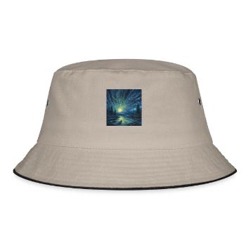 Cosmic Flood - Bucket Hat - khaki/black - Front