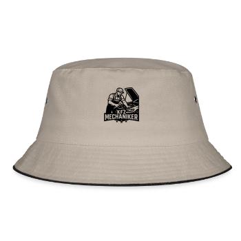 Kfz Mechaniker - Bucket Hat - Khaki/Schwarz - Vorne