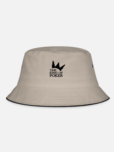poker - Bucket Hat - Khaki/Schwarz