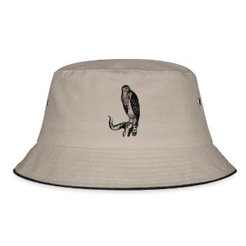 hawk - Bucket Hat - khaki/black - Front