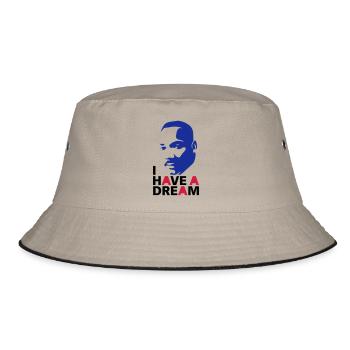 MARTIN LUTHER KING - Bucket Hat - khaki/black - Front