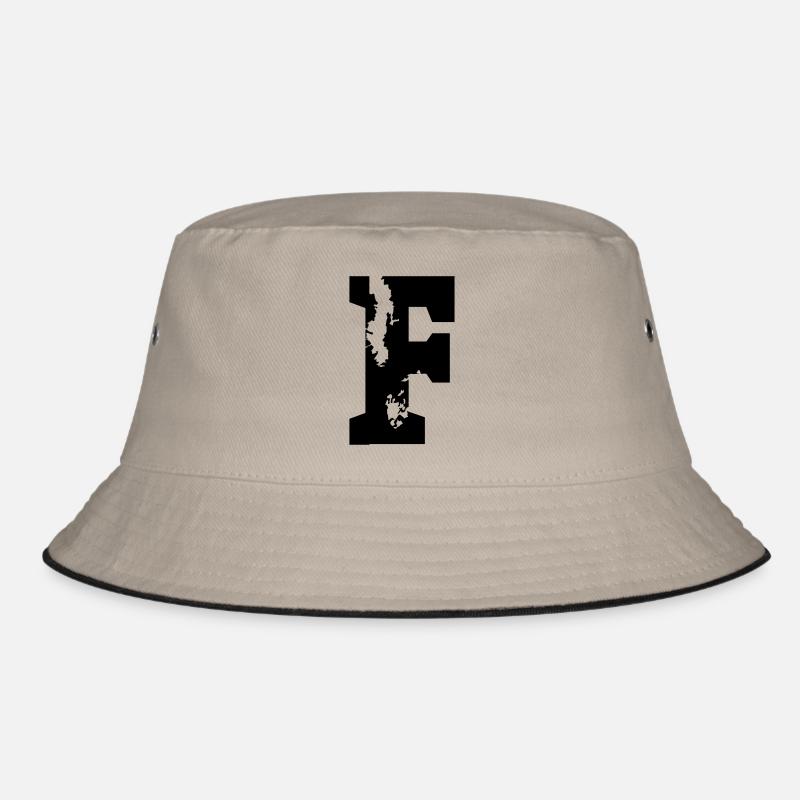 F - Buchstabe Bucket Hat