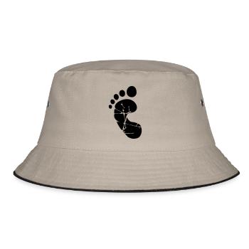 Petit pied de bébé - Bob - kaki/noir - Devant