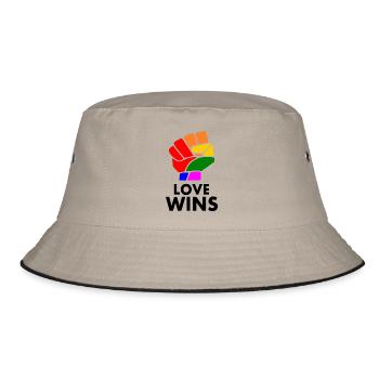Love wins - Bob - kaki/noir - Devant