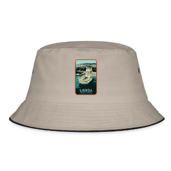 Tour durch Belém in Portugal: Blick auf das Meer - Bucket Hat - Khaki/Schwarz - Vorne